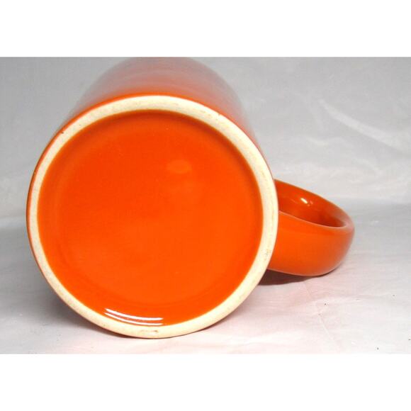 Swank HealthCare Orange Ceramic Mug 12 oz Branded Coffee Cup Kitchen Cool - Picture 4 of 5